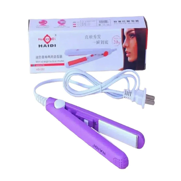 Mini Small Hair Straightener Student Mini Crystal Flat Iron Bangs Straight Hair Curler Fashion Portable Hair Styling Tools