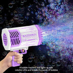 Bubble Gun for Kids | Bubble Machine 36 Holes Bazooka Bubble Gun with Bubble gun liquid | Electric Bubble Maker Toy with Low Price