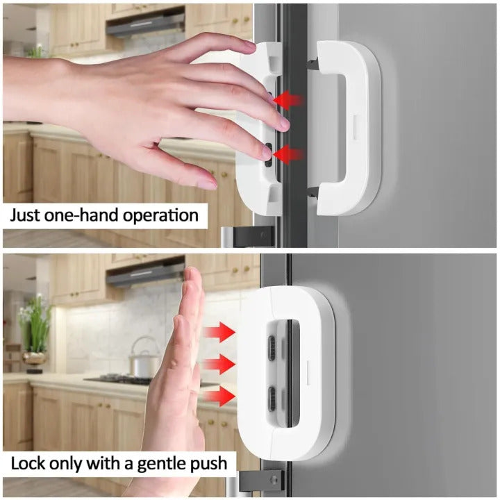 Refrigerator Lock for Child Safety Cabinet Lock Fridge Freezer Door Lock