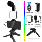 Vloging Video Making AY49 for Smartphone and Camera Vlogging Video Making Kit