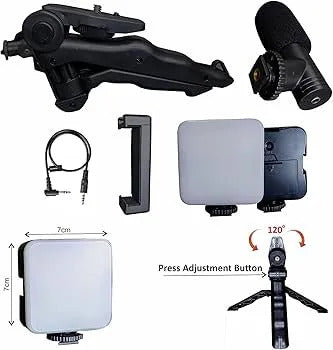 Vloging Video Making AY49 for Smartphone and Camera Vlogging Video Making Kit