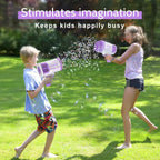 Bubble Gun for Kids | Bubble Machine 36 Holes Bazooka Bubble Gun with Bubble gun liquid | Electric Bubble Maker Toy with Low Price