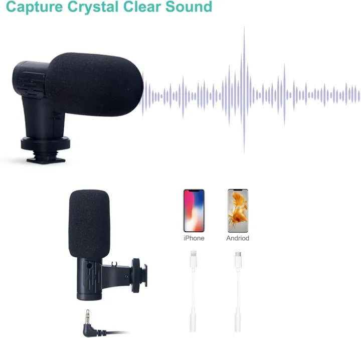 Vloging Video Making AY49 for Smartphone and Camera Vlogging Video Making Kit