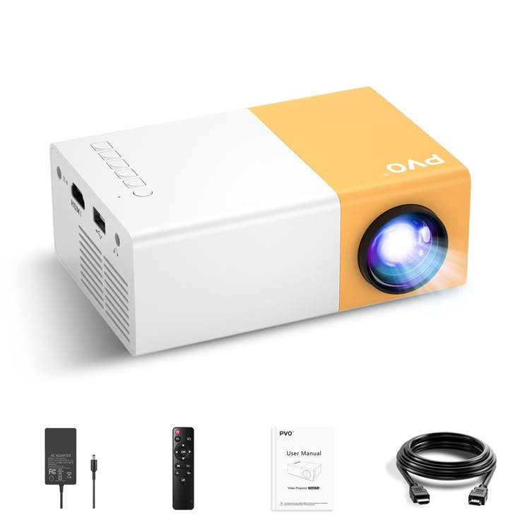 PVO Mini Portable LED Projector