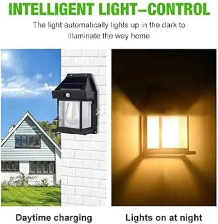 LED Solar Wall Lamp Outdoor Waterproof Up And Down Luminous Lighting Garden Decoration Solar Lights Stairs Fence Sunlight Lamp No Ratings