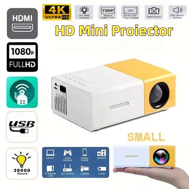 PVO Mini Portable LED Projector