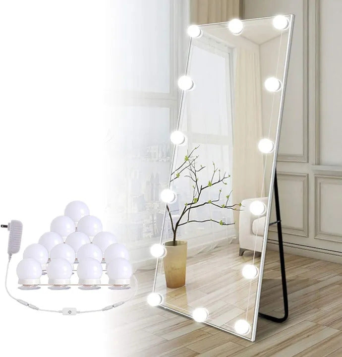 vanity Mirror Light LED Bulbs for Makeup Mirror Stand (10 Bulbs) vanity Mirror Light LED Bulbs for Makeup Mirror Stand (10 Bulbs)