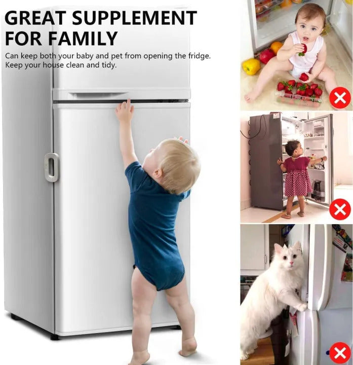 Refrigerator Lock for Child Safety Cabinet Lock Fridge Freezer Door Lock