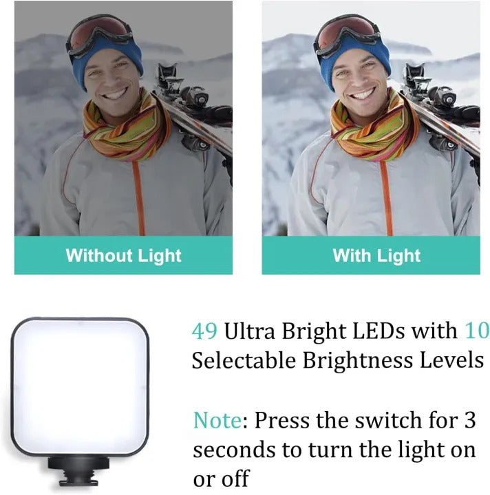 Vloging Video Making AY49 for Smartphone and Camera Vlogging Video Making Kit