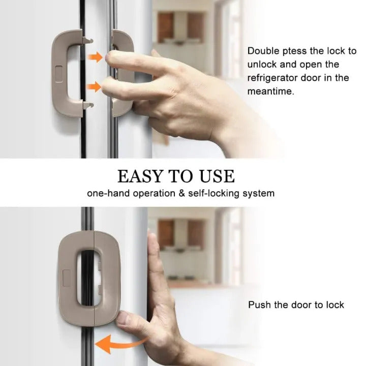 Refrigerator Lock for Child Safety Cabinet Lock Fridge Freezer Door Lock
